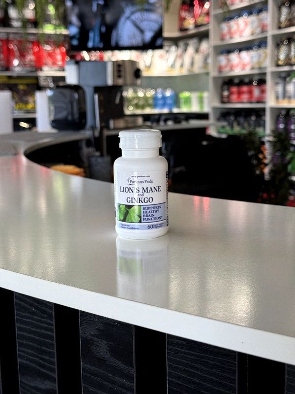 puritan's Pride Lions Mane and Ginkgo 60 capsules puritan's Pride Lions Mane and Ginkgo 60 capsules