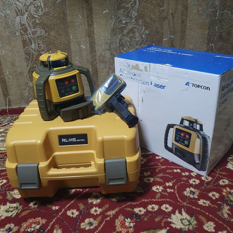 Лазер ер текислаш аппарати Topcon RL-H5A + LS-80X лазерный планер