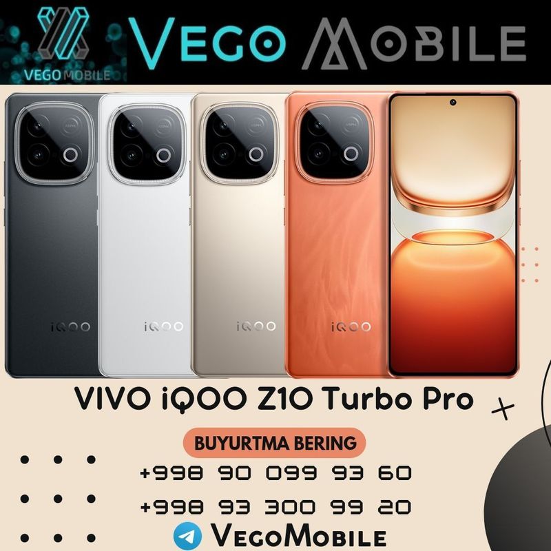 Суперцена! VIVO iQOO Z10 Turbo Pro на заказ, VegoMobile Суперцена! VIVO iQOO Z10 Turbo Pro на заказ, VegoMobile
