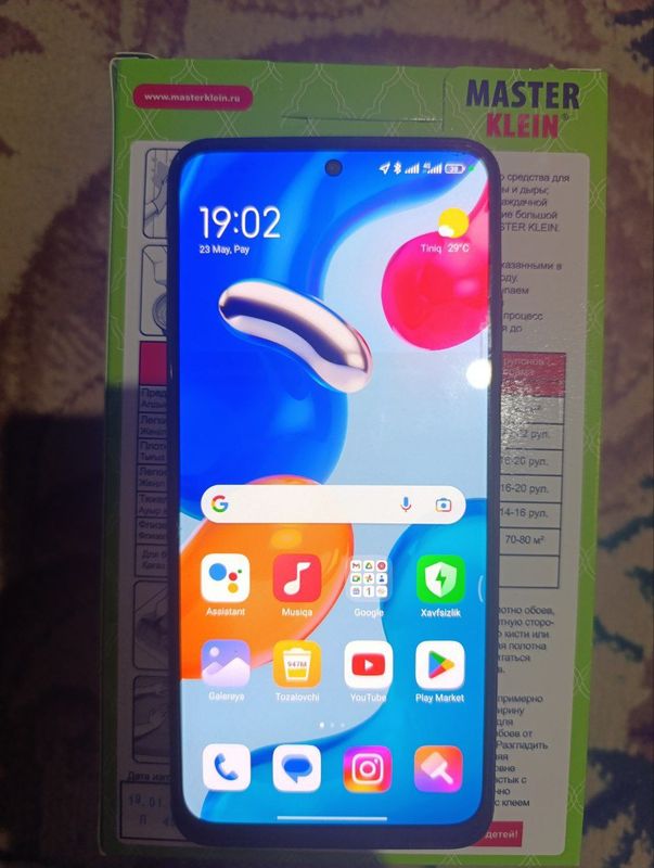 Redmi note 11 S karopkasi dokument bor zaryachig bor oʻzinikii