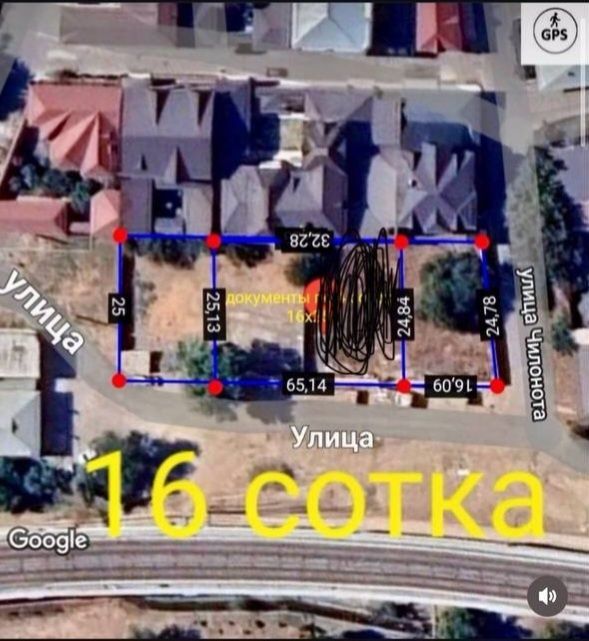 Продаётся Земля 8 Соток Фасад 32х25 ор-Рохат Метро Рядом Евро Махала