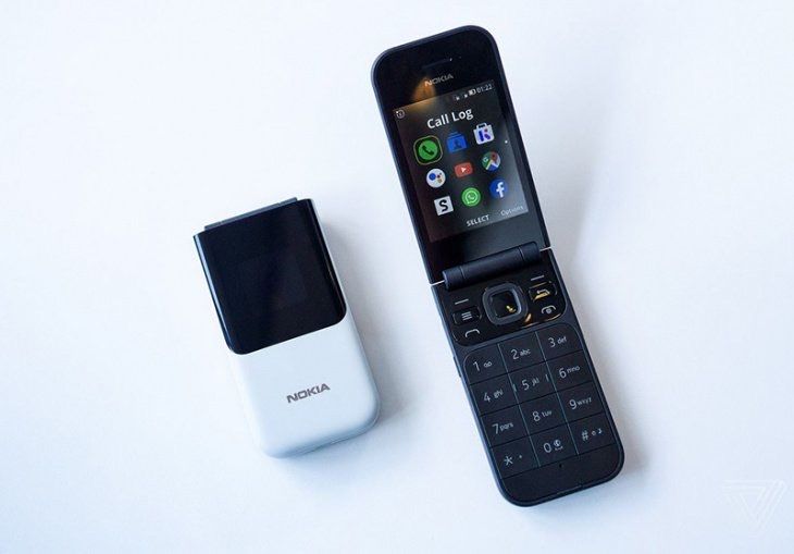 Nokia 2720 yengii 2 ta simkartali