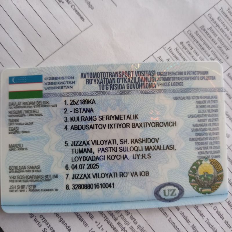 Истана сотилади еки Алмаштирилади йенгил мошинага Истана сотилади еки Алмаштирилади йенгил мошинага
