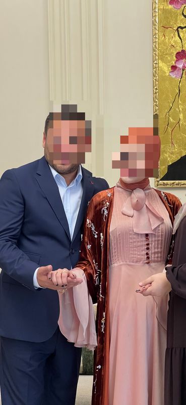 Оранжевая абайя на продажу (двойка)