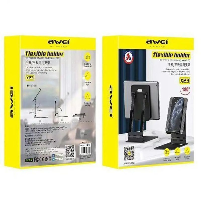 Подставка для планшета/телефона Awei X23 Подставка для планшета/телефона Awei X23