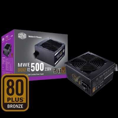 Блок Питания | Cooler Master Mwe full-range input V2| 80+ Bronze 500w