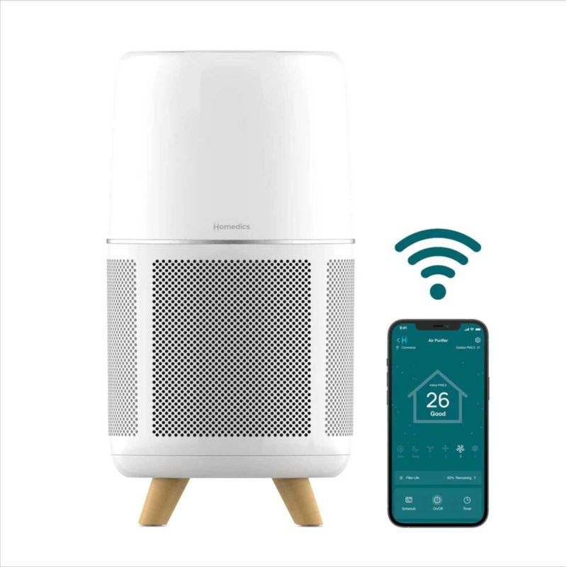 Воздух очиститель. 164 кв.м. Homedics Smart Air Purifier T2503.