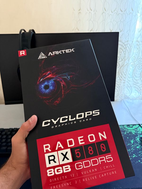 Продается новый видео карта Rx580 8Gb Продается новый видео карта Rx580 8Gb