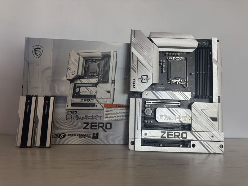 Комбо MSi Z790 Project Zero | G.Skill Trident z5 RGB 2X16GB 7200MHz Комбо MSi Z790 Project Zero | G.Skill Trident z5 RGB 2X16GB 7200MHz