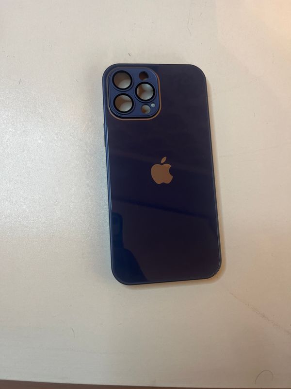 iphone 13 pro max slicone+glass case navy blue iphone 13 pro max slicone+glass case navy blue