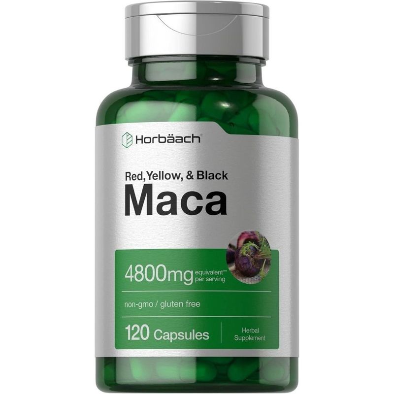 Капсулы корня маки Horbäach Maca Root Capsules for Men and Women