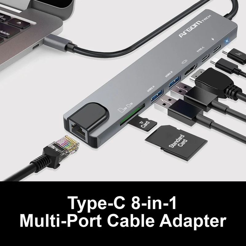 Type-c to Hdmi,usb,sd,lan