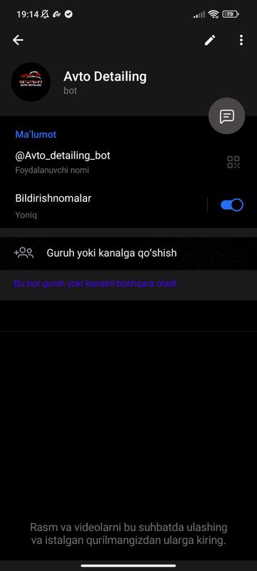 Avto Servic uchun ajoyib bot sotiladi! Avto Servic uchun ajoyib bot sotiladi!