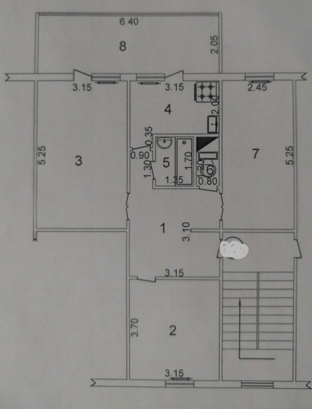 Юнус-Абад 15 3/4/4 Французская планировка ор-р метро Туркистон