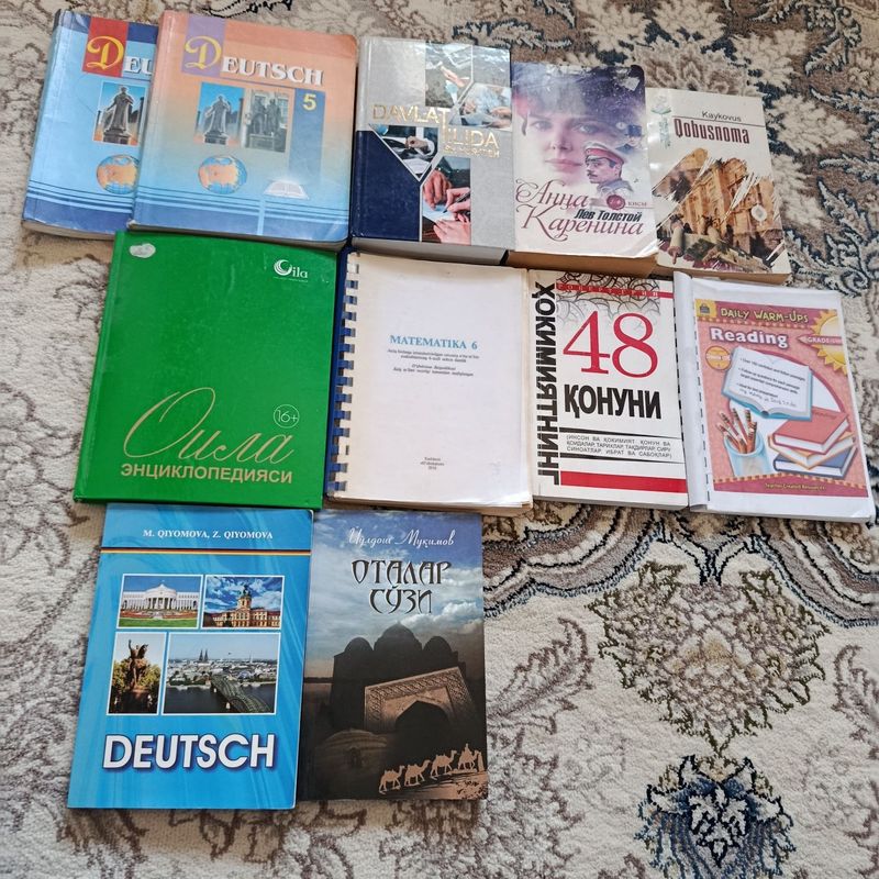 Kitoblar, tanlang, oling.