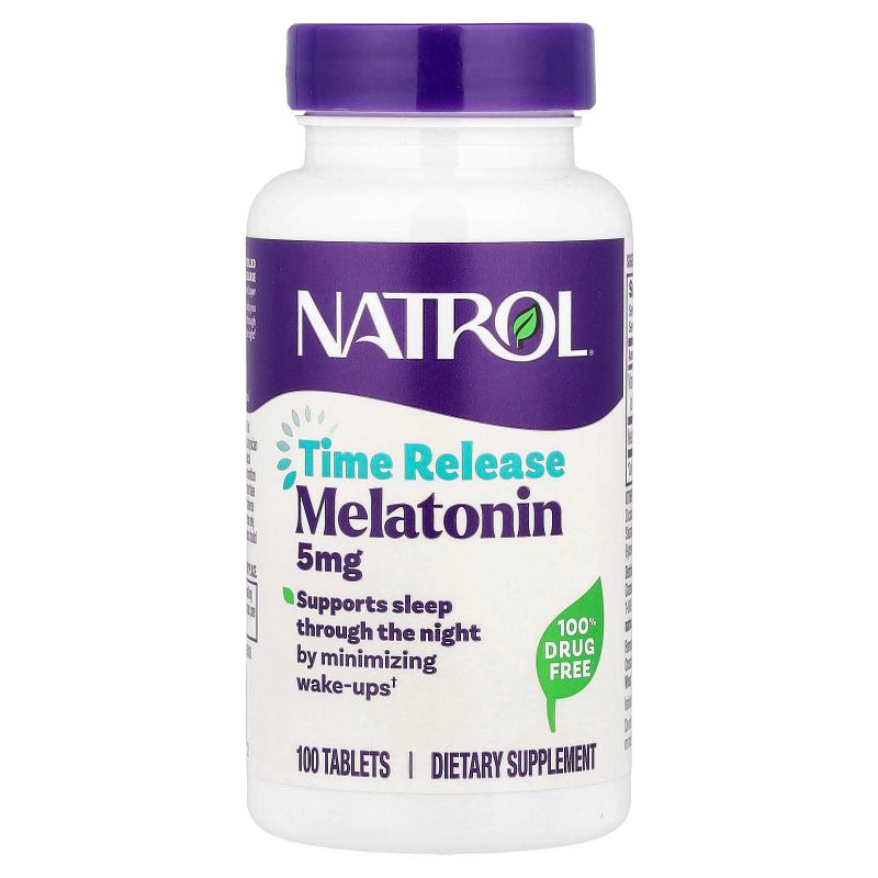 Natrol, Мелатонин, 5 мг, 100 таблеток