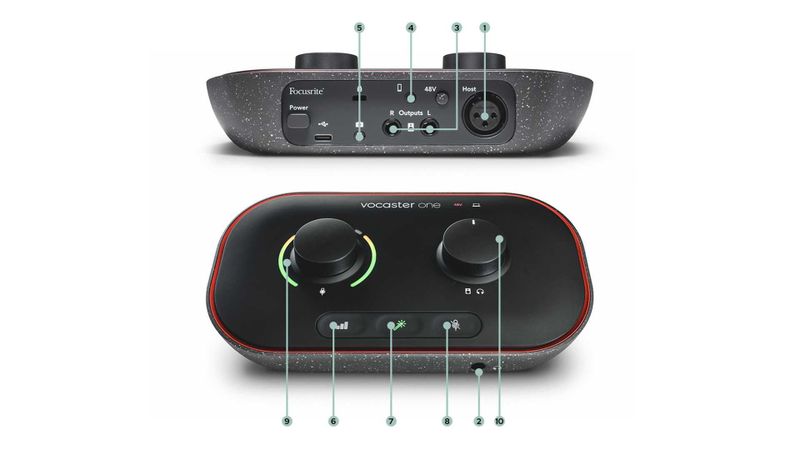 Focusrite Vocaster One 4th GEN Аудиокарта для подкастов и стримов