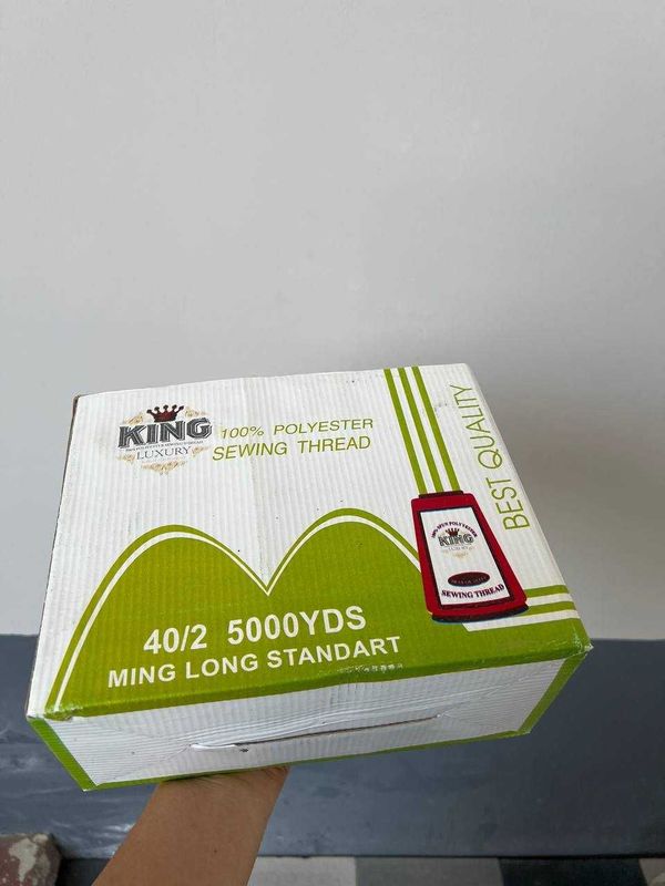 Швейные нити MING LONG 5000 ярдов (3 цвета) – 15 штук Швейные нити MING LONG 5000 ярдов (3 цвета) – 15 штук