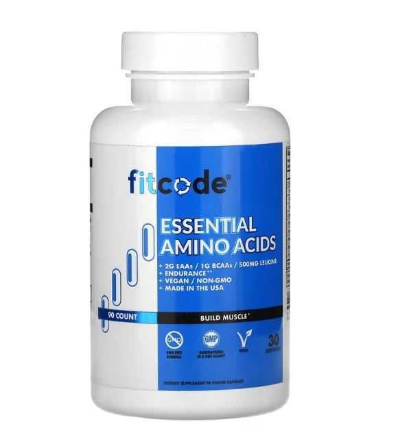 Витамины fitcode, незаменимые аминокислоты, 90 растительных капсул Витамины fitcode, незаменимые аминокислоты, 90 растительных капсул