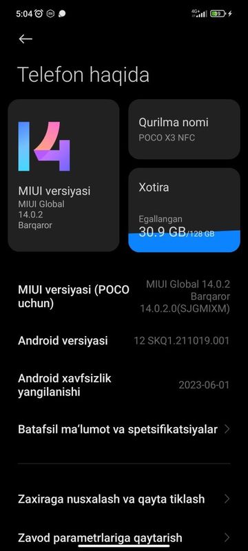 Poco x 3 NFC pubg uchun idialni Poco x 3 NFC pubg uchun idialni