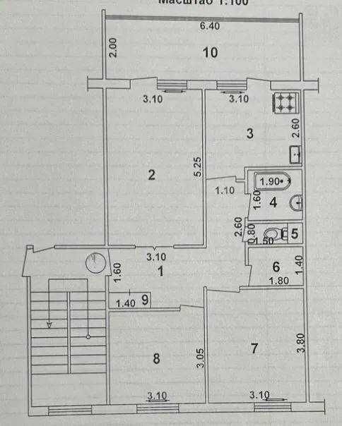 Продажа квартиры 3-комнатная Карасу 3, требует ремонта, 78м2, ИПОТЕКА