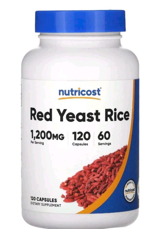 Красный рис, Red Yeast Rice 1200 mg