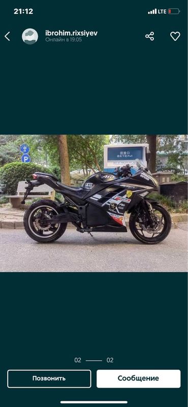 Kawasaki electrobike srochna sotiladi Kawasaki electrobike srochna sotiladi