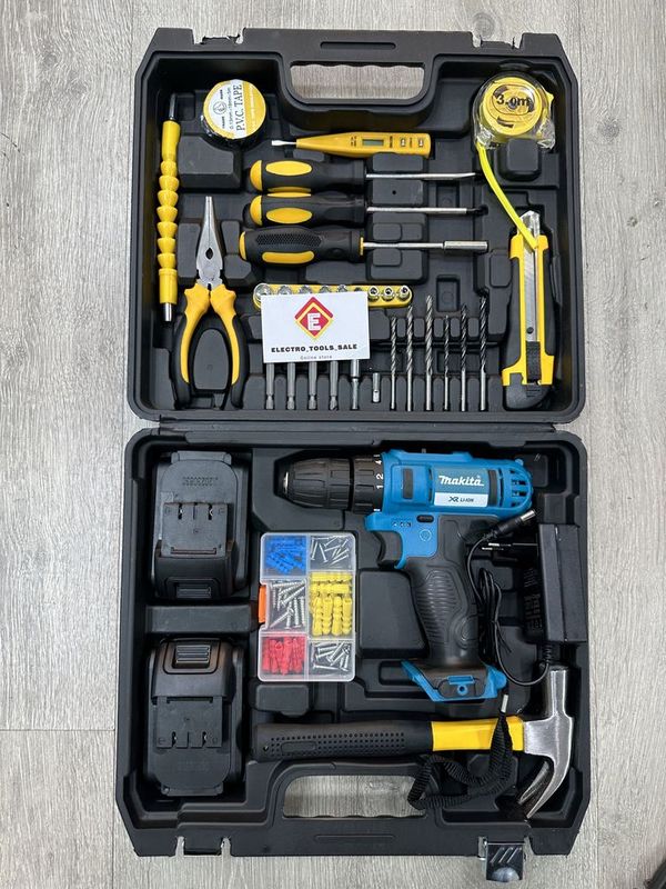 Ударный аккумуляторный шуруповерт MAKITA BOSCH DEWALT 36 v с набором