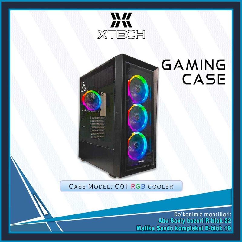 Xtech case RGB (Модель C-01) игровой кейс Xtech case RGB (Модель C-01) игровой кейс