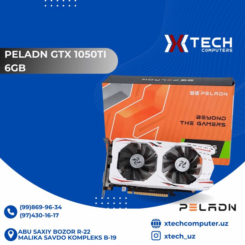 Видеокарта PELADN GTX 1050TI 4GB Видеокарта PELADN GTX 1050TI 4GB