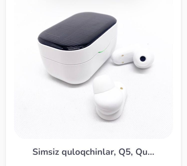 Simsiz quloqchinlar, Q5, Quyoshdan quvvat oladi! Simsiz quloqchinlar, Q5, Quyoshdan quvvat oladi!