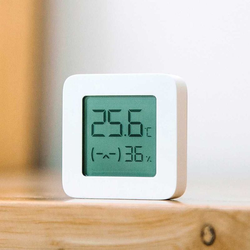 Датчик Xiaomi Mi Temperature & Humidity 2 LYWSD03MMC — белый Датчик Xiaomi Mi Temperature & Humidity 2 LYWSD03MMC — белый