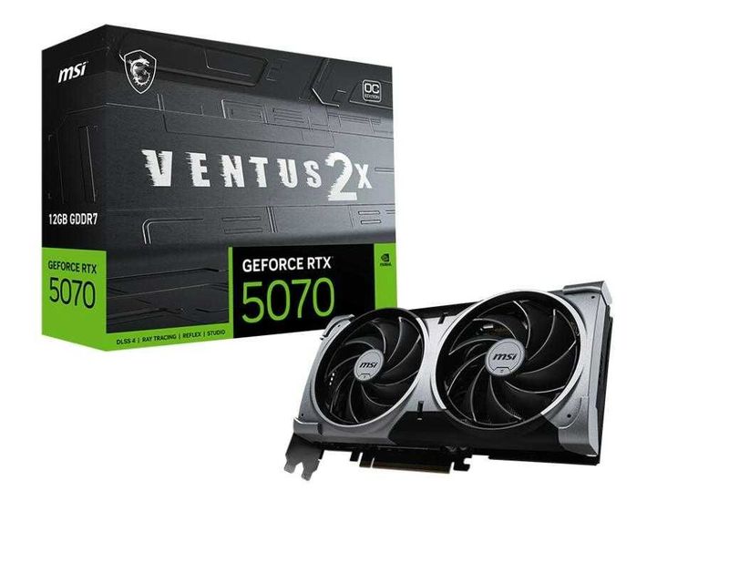 MSI GeForce RTX™ 5070 12G VENTUS 2X OC MSI GeForce RTX™ 5070 12G VENTUS 2X OC