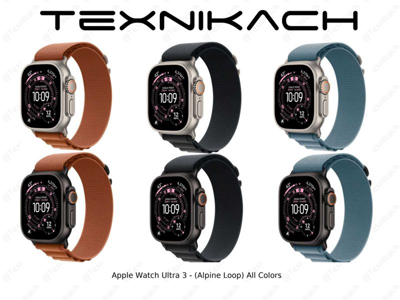 Новый • Apple Watch Ultra 3 - Natural (Alpine Loop) • Доставка
