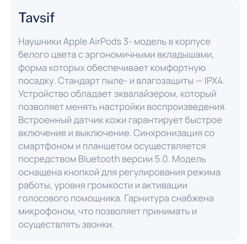 Naushnik Apple AirPods 3 Naushnik Apple AirPods 3