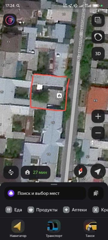 Продается участок в Янгиабаде, улица Калдиргоч Продается участок в Янгиабаде, улица Калдиргоч