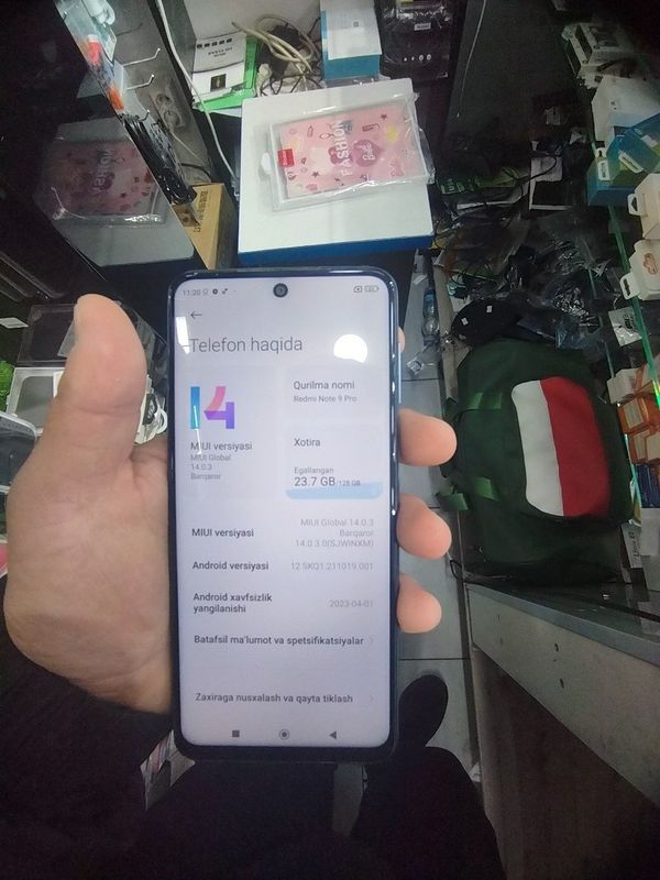 Redmi Note 9pro 128gb