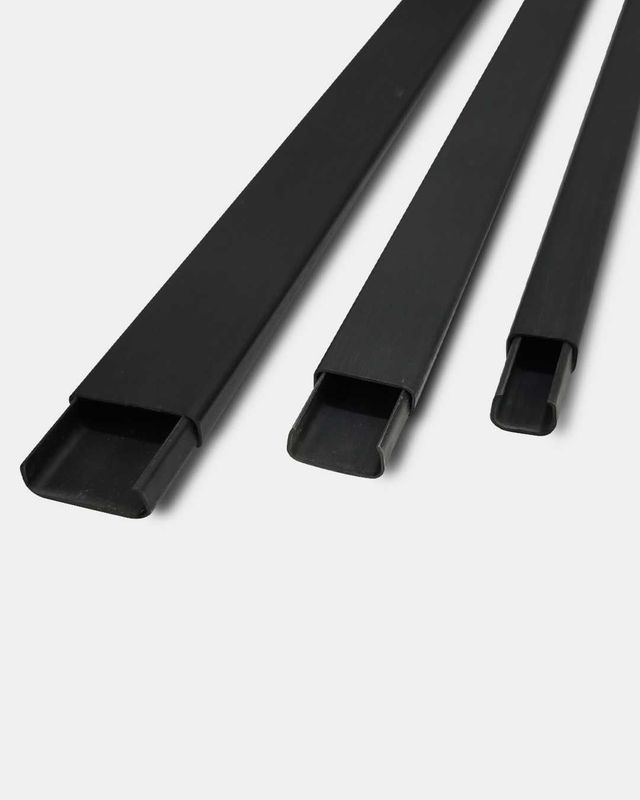 O'z-o'zidan yopishtiruvchi kabel-kanal, 15х10, 22х10, 30х10, antrasit