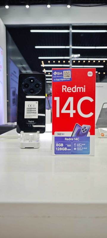 MEGA Skidka Redmi 14C 4/128 GB Всего от 109,000 в месяц