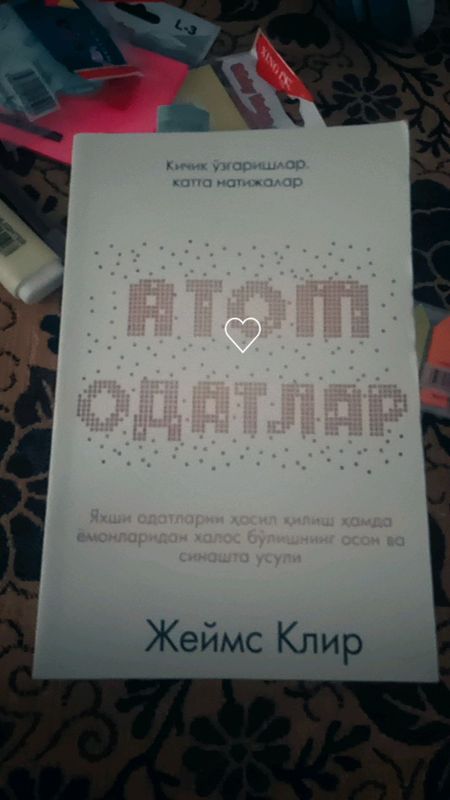 Atom odatlar kitobi yumshoq muqova