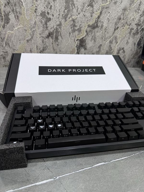Клавиатура Dark Project KD87A — отличное состояние, side print Клавиатура Dark Project KD87A — отличное состояние, side print