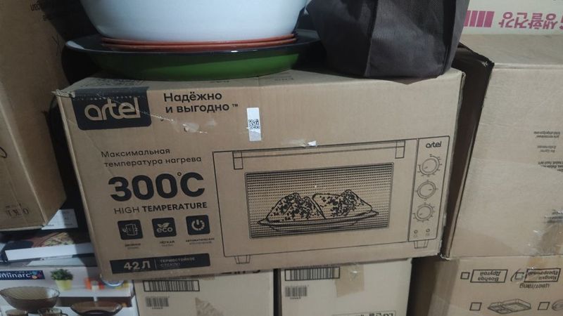 Artel md-4218 e elektr duxovka ochilmagan korobka