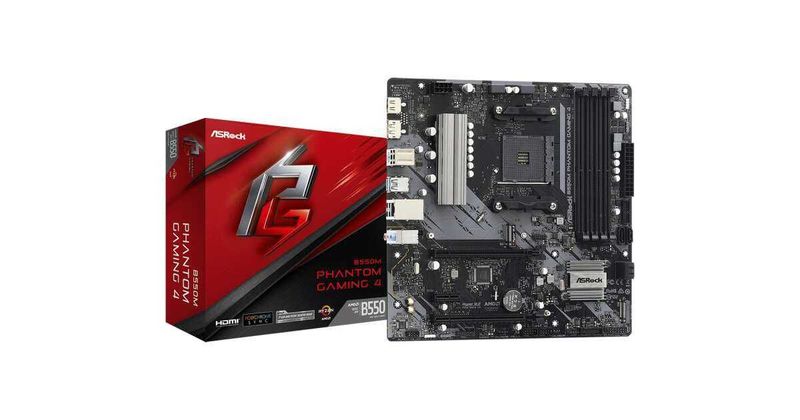 Материнская плата Asrock B550 Phantom Gaming 4 WIFI AMD AM4