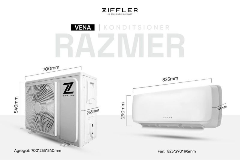 Кондиционер ZIFFLER INVERTER Доставка по городу бесплатная Кондиционер ZIFFLER INVERTER Доставка по городу бесплатная
