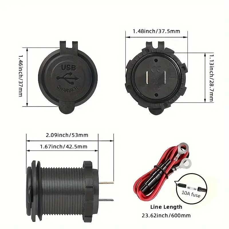 USB автомобильное зарядное устройство