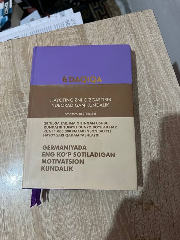 6 daqiqa kundalik kitobi 6 daqiqa kundalik kitobi