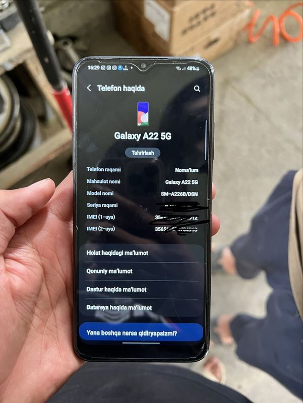 Galaxy samsung A22 5G