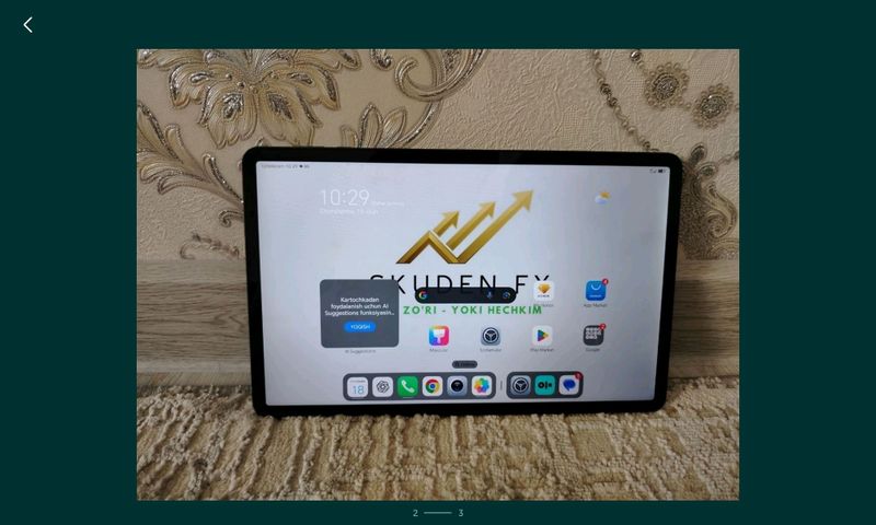Planshet Honor x9 pad sotiladi Planshet Honor x9 pad sotiladi