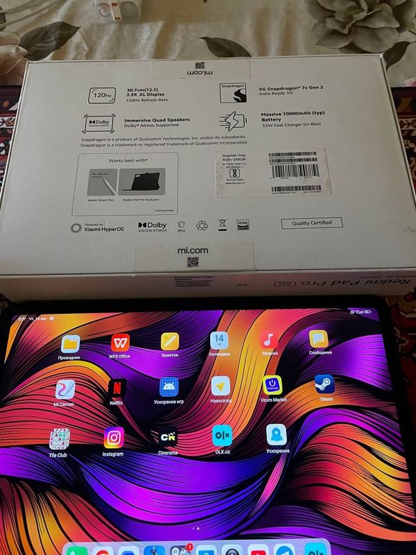 Redmi pad pro 5G Сотилади фул камплект Redmi pad pro 5G Сотилади фул камплект