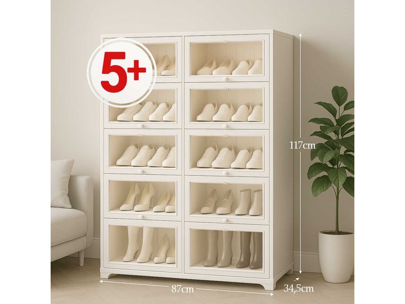 Шкаф для обуви 6+6 этажей 87×34,5×117см